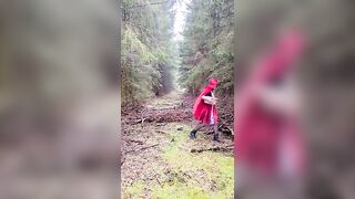 Little Red riding Hood and the deep fucking wolf