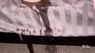 HUGE mess! Pregnant goth pussy squirting!!