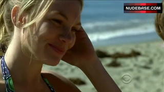 Abby Brammell in Bikini on Beach – The Unit
