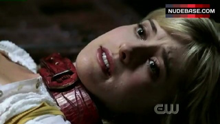 Allison Mack in White Lingerie – Smallville