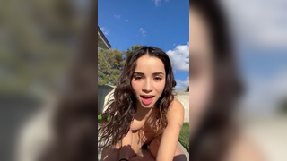 Jameliz Nude Outdoor Green Dress Sex Tape Video Leaked