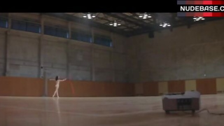 Junko Asahina Nude Gymnastics – Female Gym Coach: Jump And Straddle