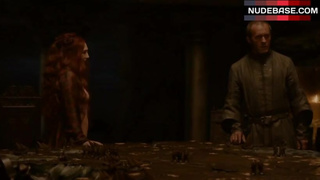 Carice Van Houten Sex on Table – Game Of Thrones