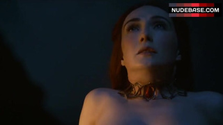 Nude Pregnant Carice Van Houten – Game Of Thrones