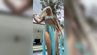 Nala Fitness Pussy Masturbation By The Pool Video Leaked