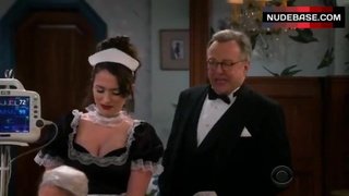 Kat Dennings in Sexy Maid Costume – 2 Broke Girls