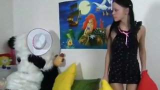 Teen girl raped by Panda Bear