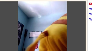 Cute Pikachu strip her clothes on omegle