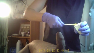 black cock waxed on hidden cam