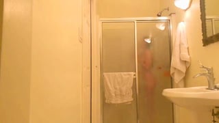Stunning teen gets caught showering voyeur - CLAIM