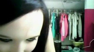 Hot teen dance in webcam