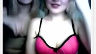 Young blondes teen webcam touch