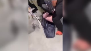 British skank gets the shit beaten out of her