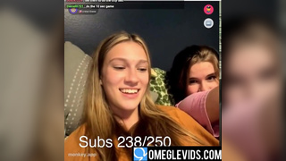Teen Girls Show Their Boobs on Livestream