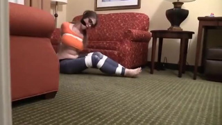 Babysitter gets tightly roped and gagged