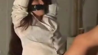 Kidnapped College Girl Tied Up