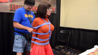 Velma Tied and Tickled at FetCon