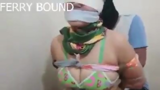 jilbab bondage with underwear