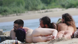 Beach Teen Ass and Pussy