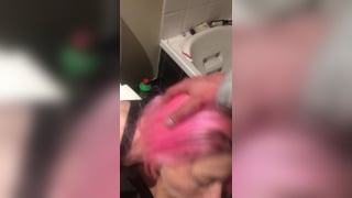 CLUBSLUTS Pink Hair Girl Loves Sucking Cock