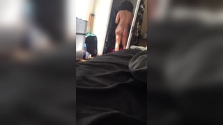 Sneak Spy Filming Sexy Chubby Black Teen Girl Nude