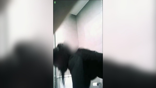 Black Woman Huge Tits Caught on Hidden Camera