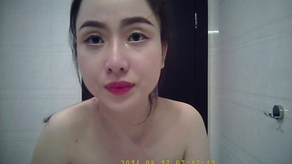 Hidden Cam Hotel Shower Voyeur Asian Big Tits
