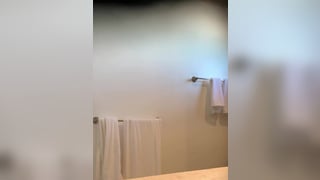 Hidden camera spy brunette shower changing voyeur
