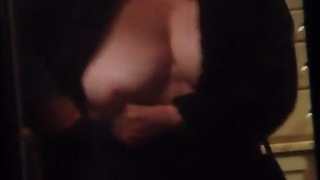 Granny's saggy titties....