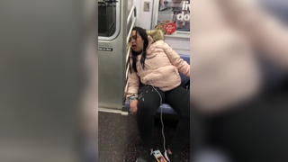 Cum on passed out stranger in the train
