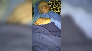 Blond amateur passed out
