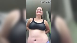 Bbw shows her great fat tits