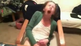 Hidden cam catches great orgasm of NOT my sister a