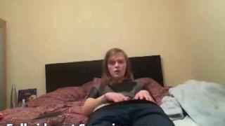 RAT webcam – Young white blonde girl masturbates