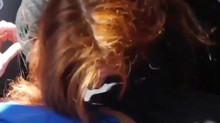 Young horny redhead blowjob (claim)