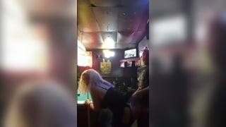 Blonde Slut Fucking in a Bar (claim)