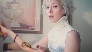 Blonde Whore Eats Shit From Man Ass (claim)