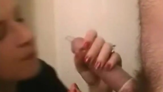 slut drinks from condom {Claimed}