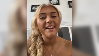 Sofia - filthy blonde 18 year old chav fuckpig ! 21