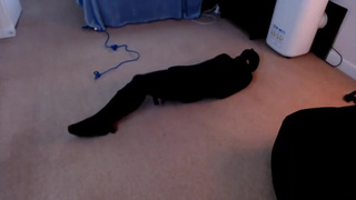 Self sleepsack bondage fail & trapped
