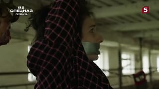 Kidnapping of a Russian girl. TV scene