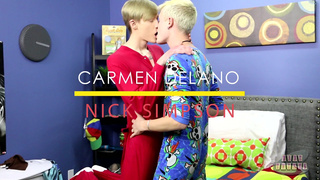 Bareback Sleepover Boys (Nick Simpson, Carmen Delano) 1080p