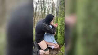 Little princess RAPED in the woods