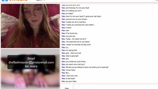 Omegle Cheats on boyfriend and cums for big dick