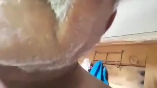 Amateur Turkish Bear Daddy Masturbating for Interracial Fans