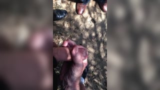 Old Men Wank Young Cock Outdoors