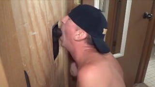 Sucking BBC At Glory Hole - Amateur Interracial Gay Video