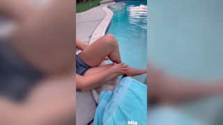 Mia Melano Sex Tape By The Pool Video Leaked