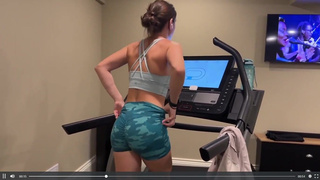Christina Khalil Treadmill Booty Tease Video Leaked