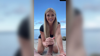 ScarlettKissesXO Nude Beach Sex Video Leaked
